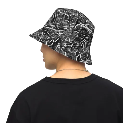 Inkwood Rapture on a Reversible Bucket Hat