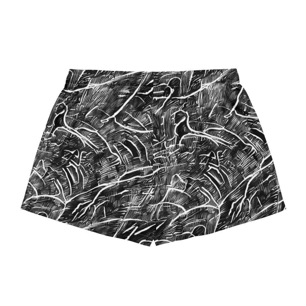 Inkwood Rapture on Women's Pajama Shorts — Back