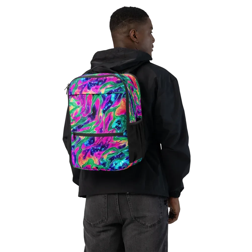 Hypercolor Oasis on Utility Backpack — Back
