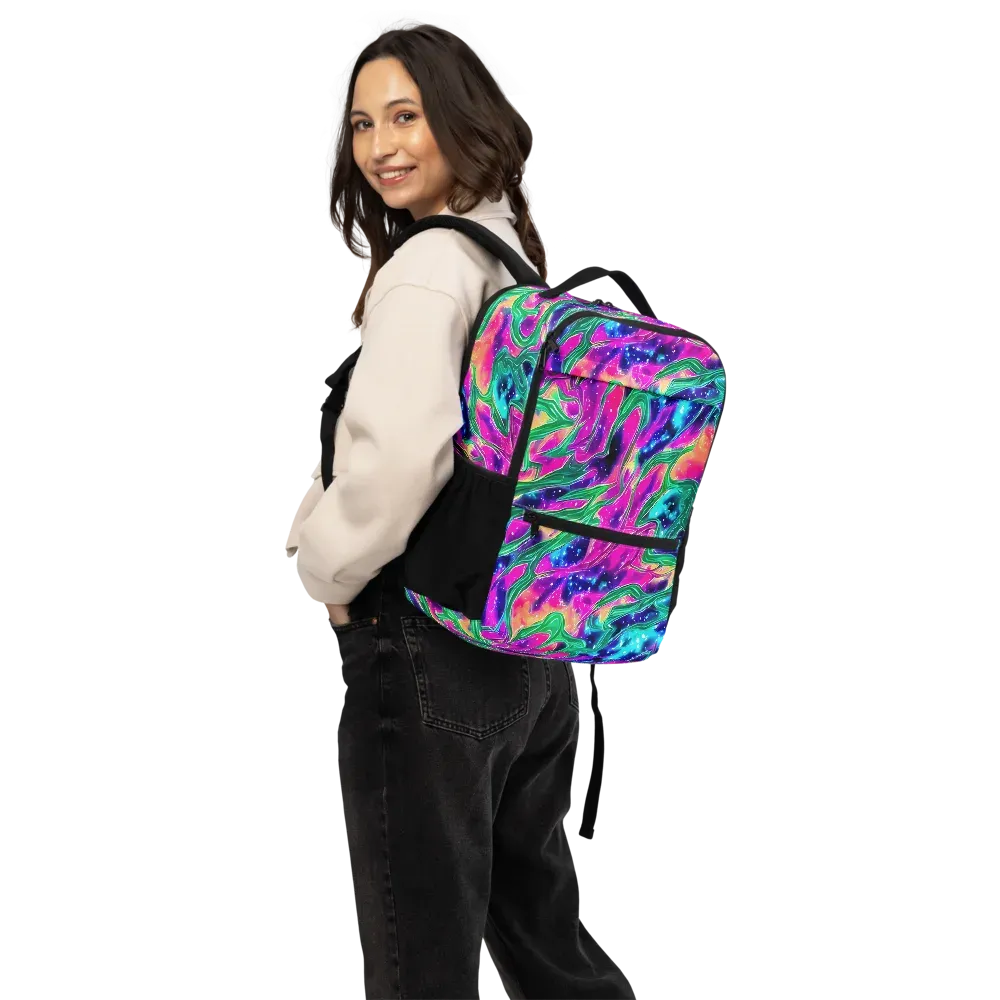 Hypercolor Oasis on Utility Backpack — Back