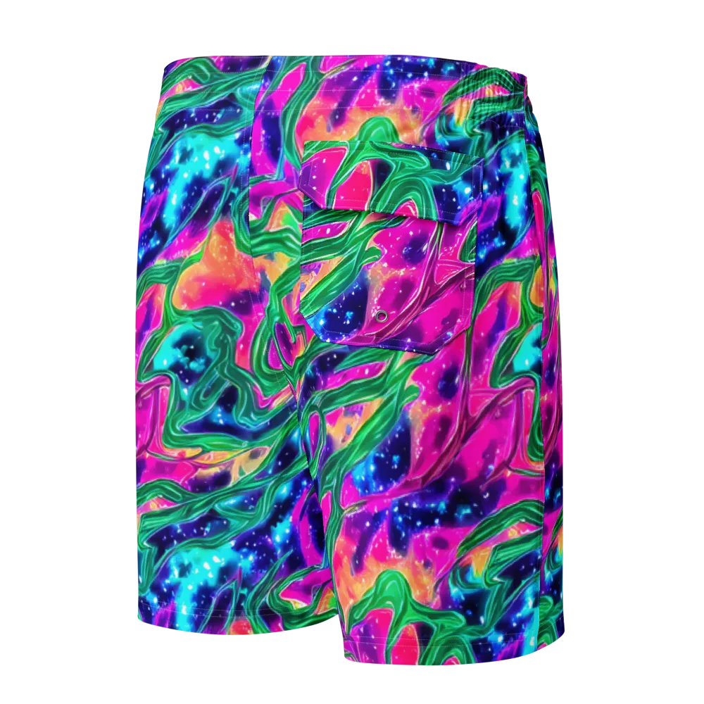 Hypercolor Oasis on Men's Board Shorts — Back