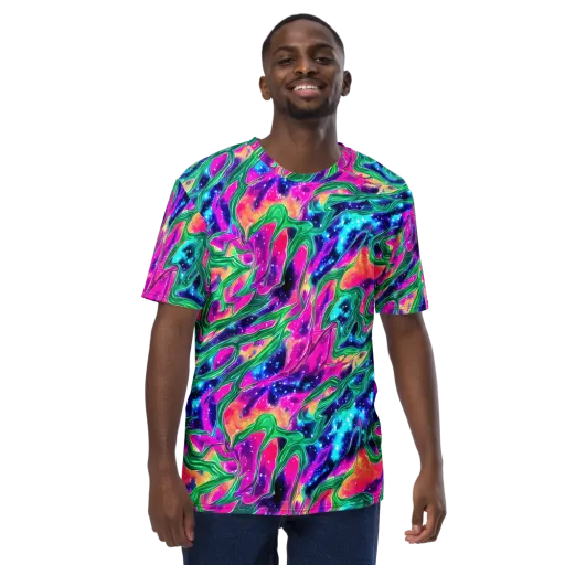 Hypercolor Oasis on a Men's Crew Neck T-Shirt