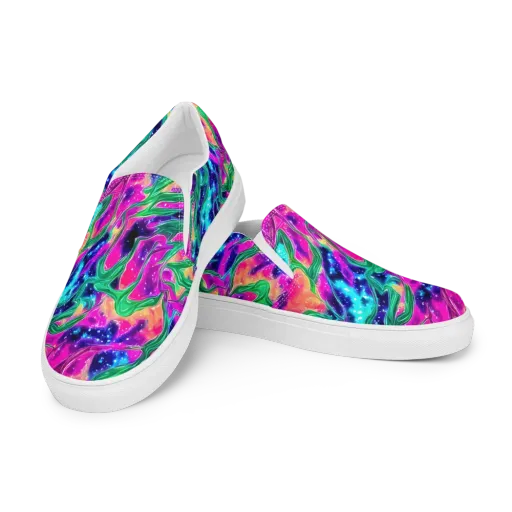 Hypercolor Oasis on a Men's Slip-On Canvas Shoes