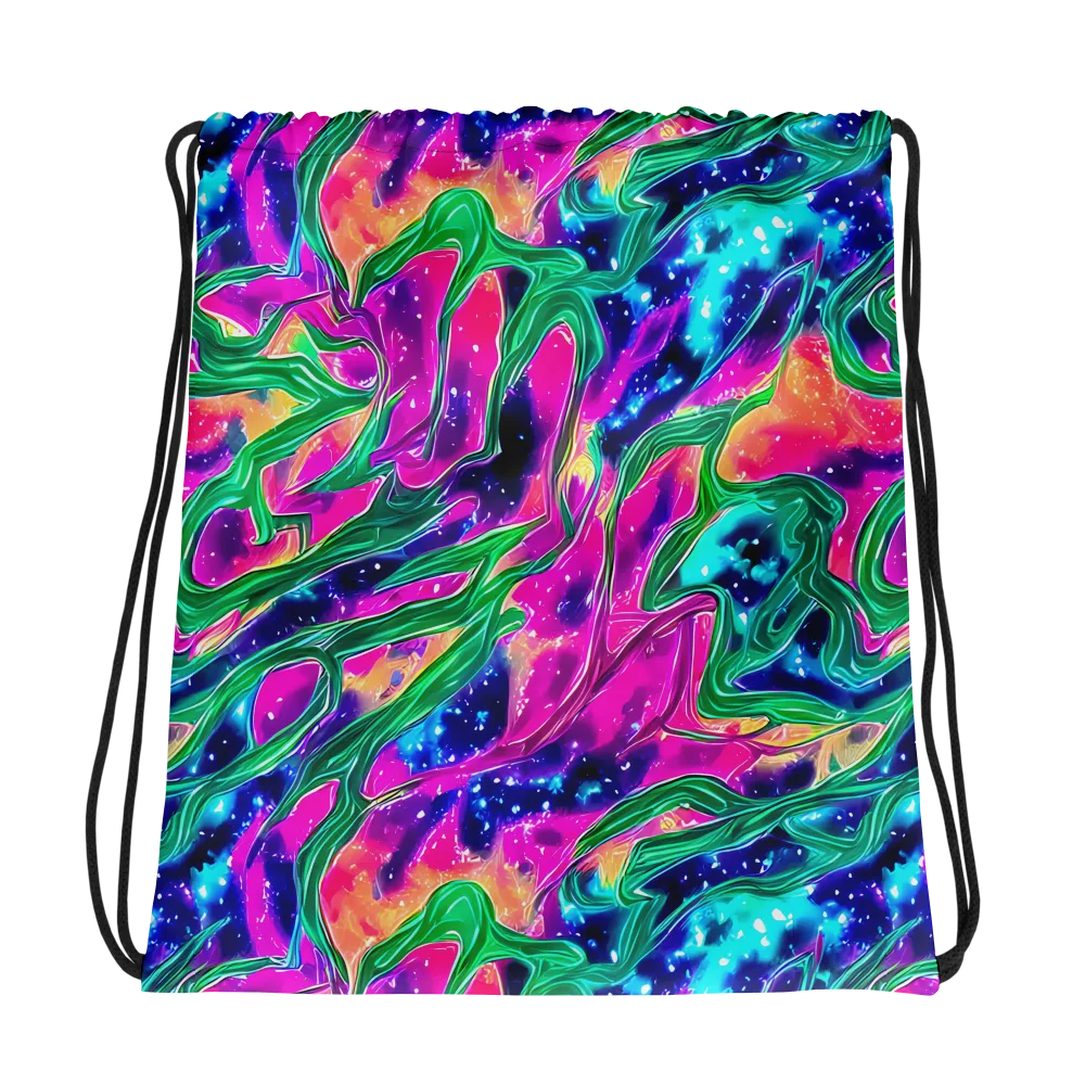 Hypercolor Oasis on Drawstring Bag — Photo