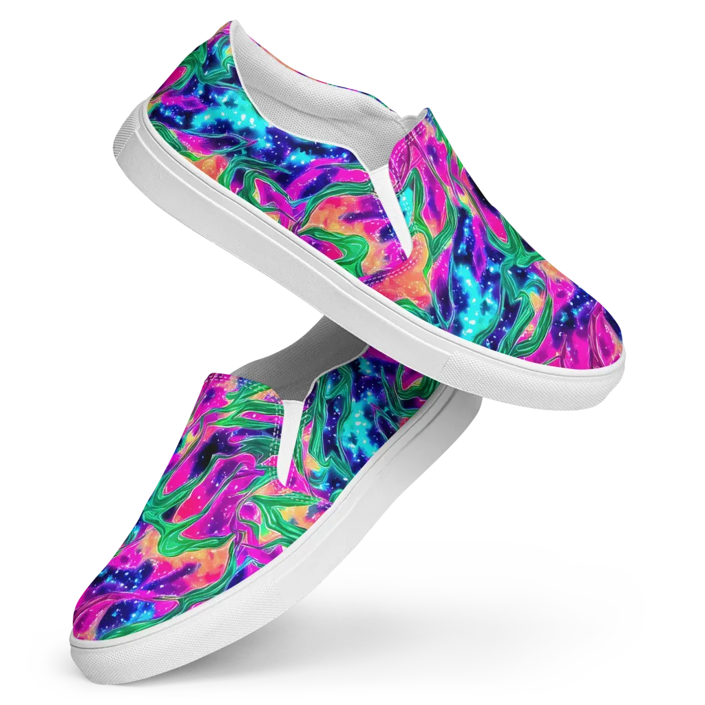 Hypercolor Oasis on Women's Slip-On Canvas Shoes — Front