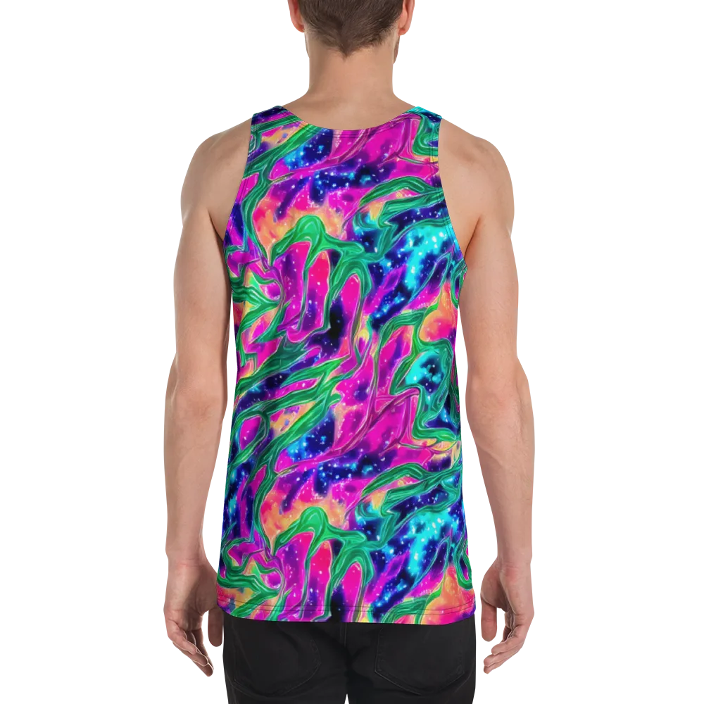 Hypercolor Oasis on Men's Tank Top — Back