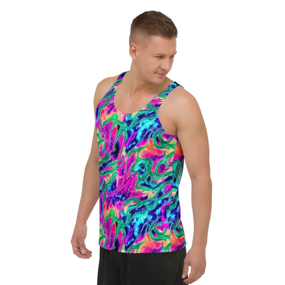 Hypercolor Oasis on Men's Tank Top — Left Front