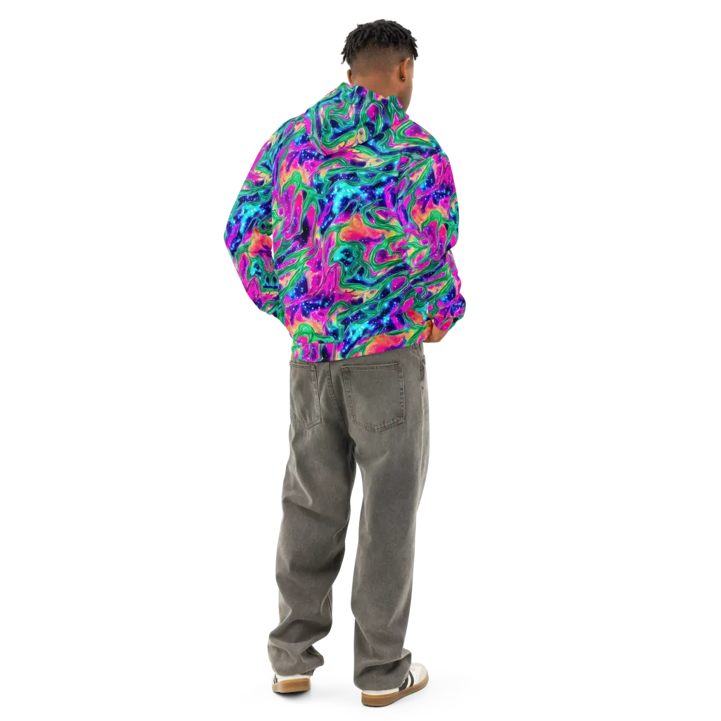 Hypercolor Oasis on Cotton Hoodie — Back