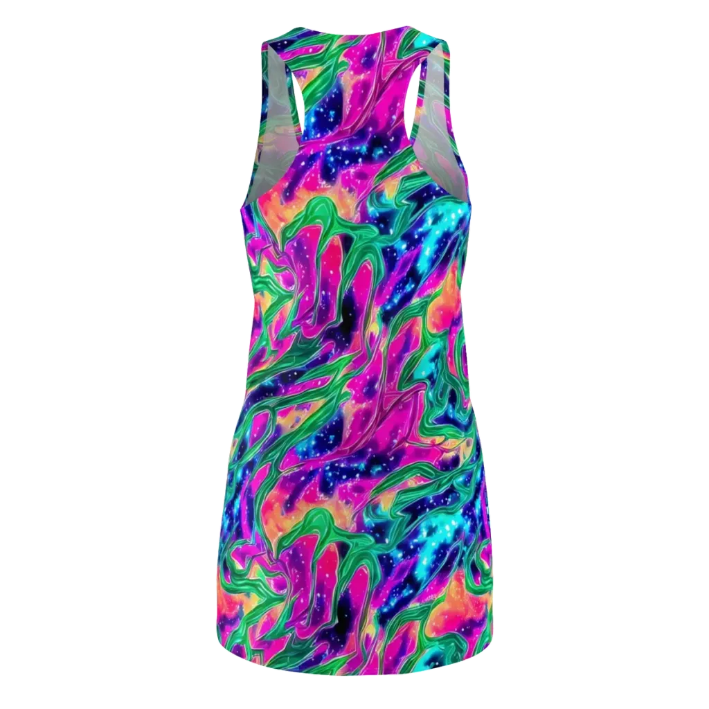 Hypercolor Oasis on Racerback Dress — Back