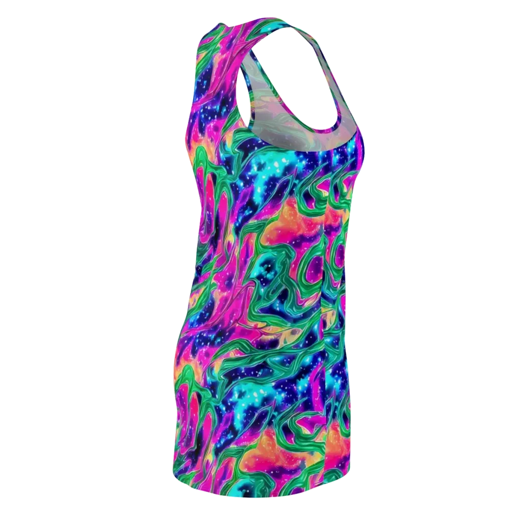 Hypercolor Oasis on Racerback Dress — Back Side