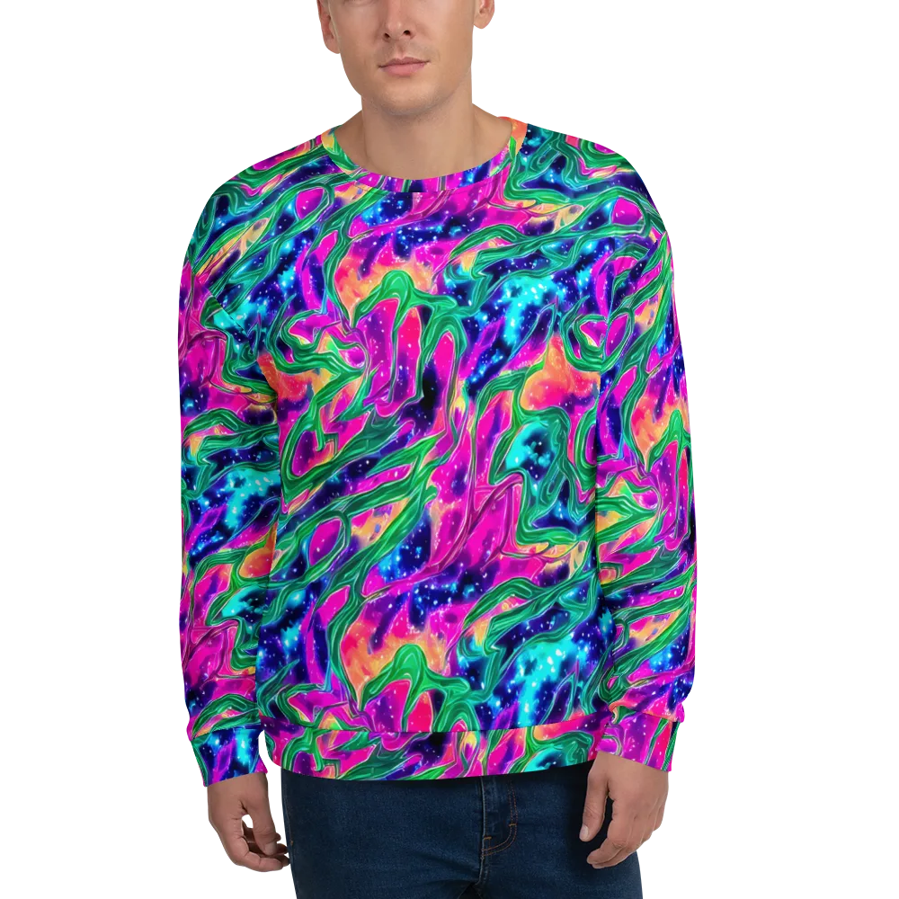 Hypercolor Oasis on Sweatshirt — Front