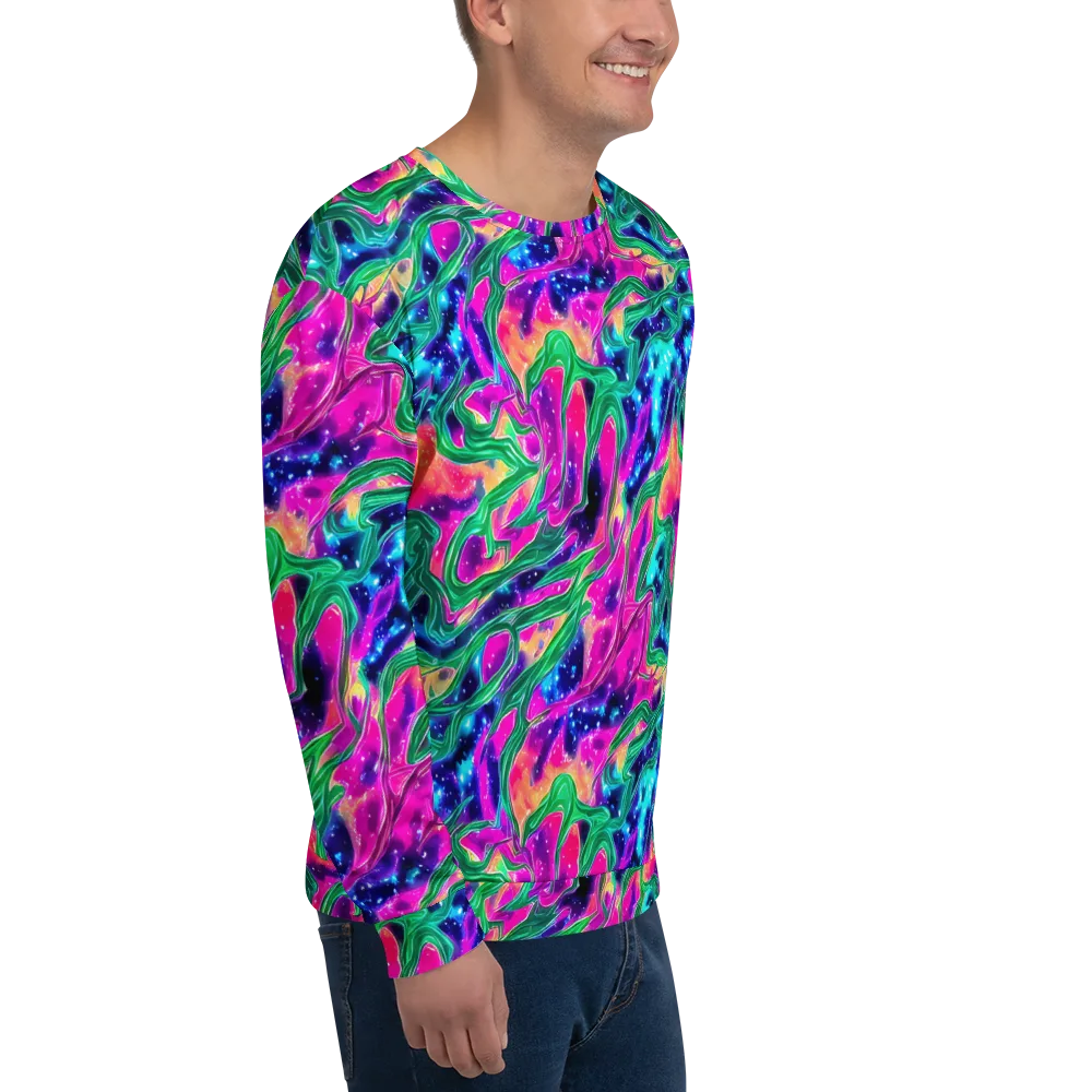 Hypercolor Oasis on Sweatshirt — Right Front