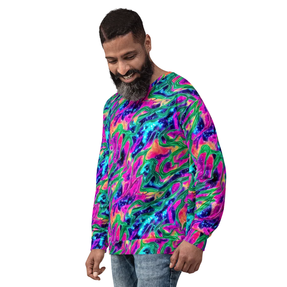 Hypercolor Oasis on Sweatshirt — Left Front