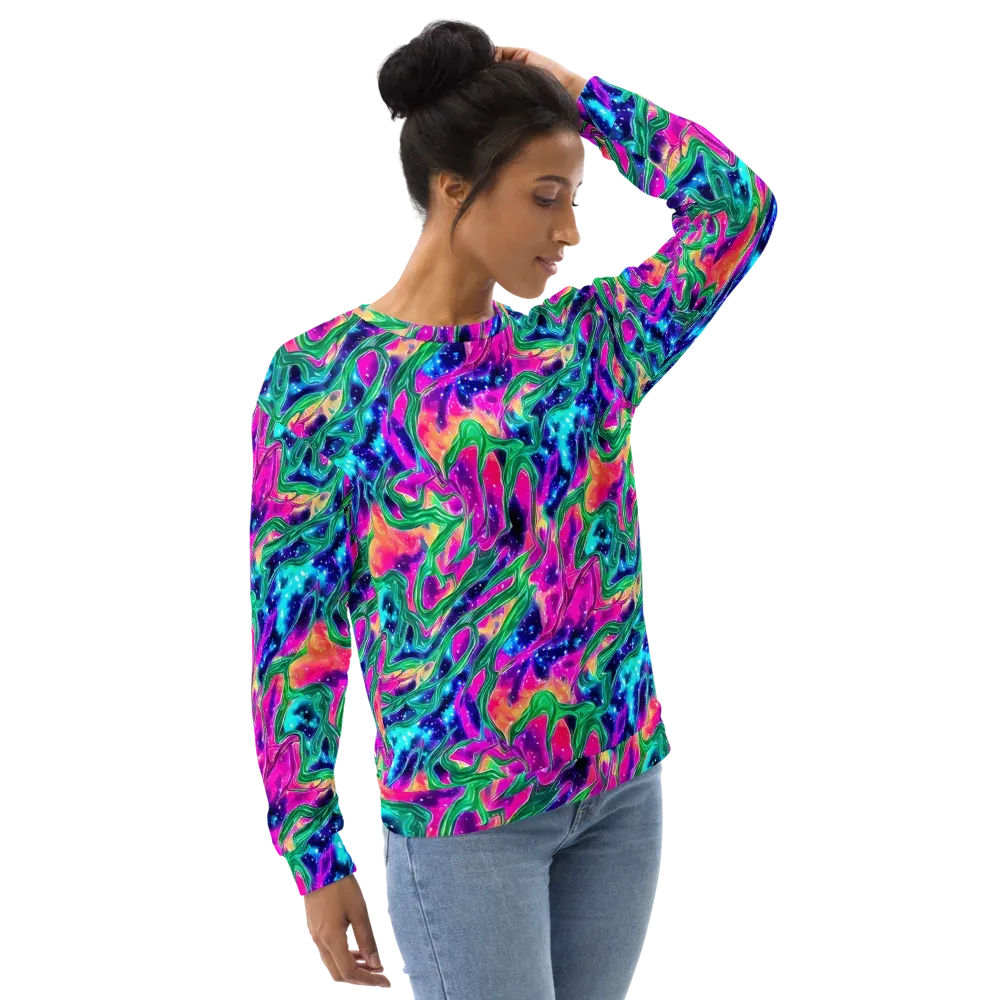 Hypercolor Oasis on Sweatshirt — Right Front