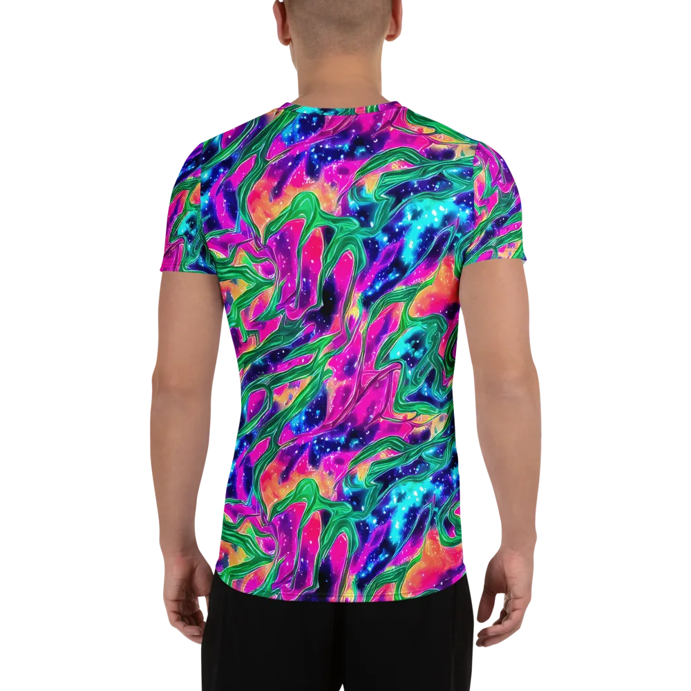 Hypercolor Oasis on Men's Athletic T-Shirt — Back