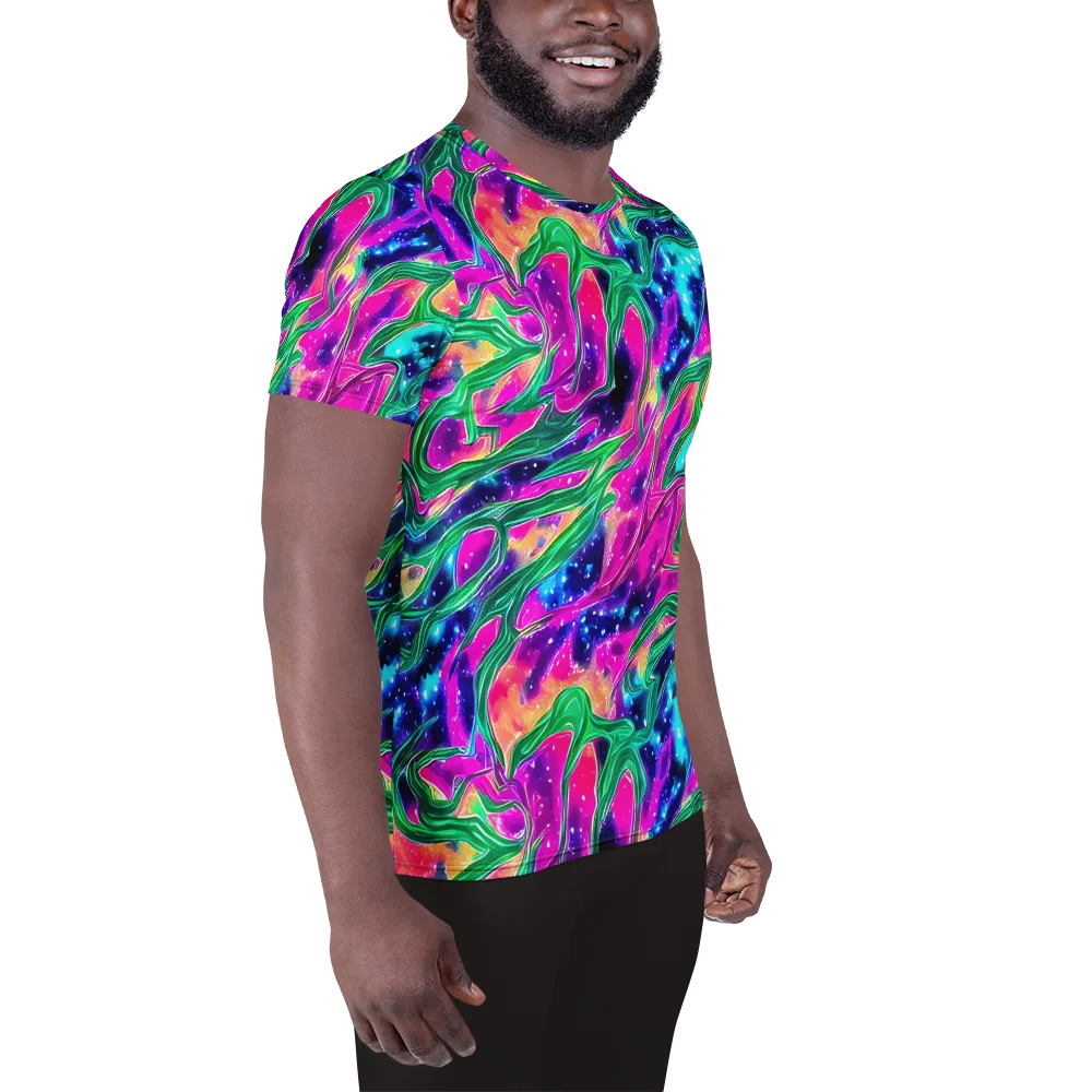 Hypercolor Oasis on Men's Athletic T-Shirt — Right
