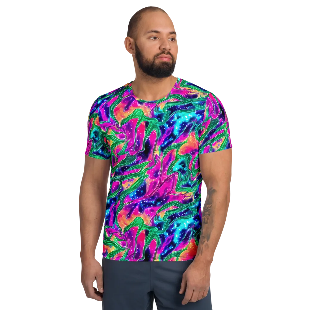 Hypercolor Oasis on Men's Athletic T-Shirt — Front