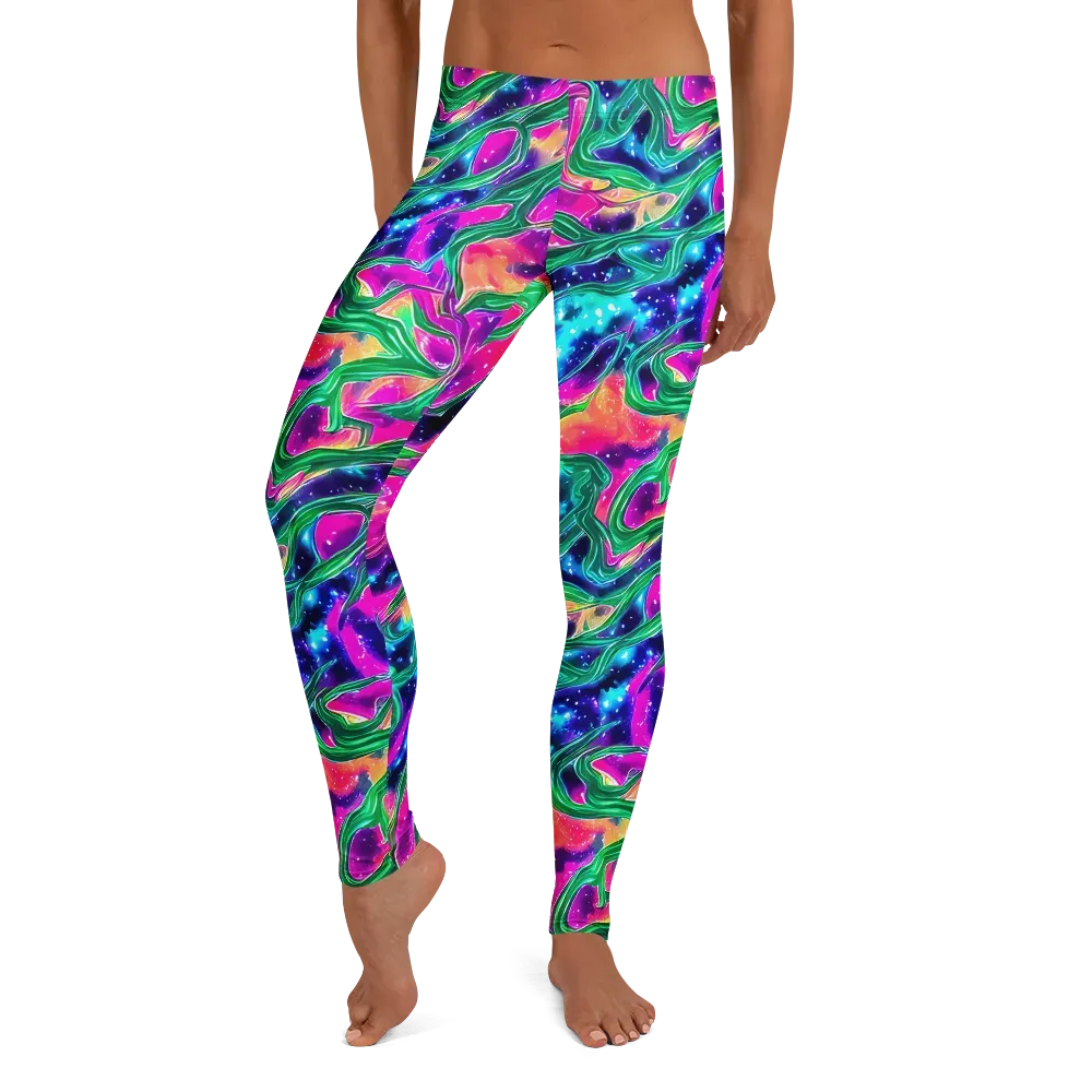 Hypercolor Oasis on Leggings — Front