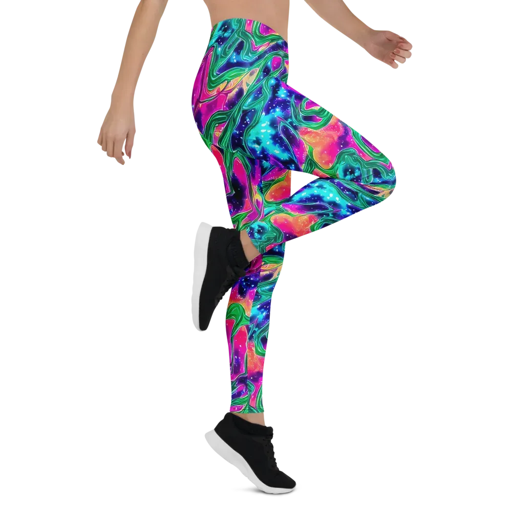Hypercolor Oasis on Leggings — Right