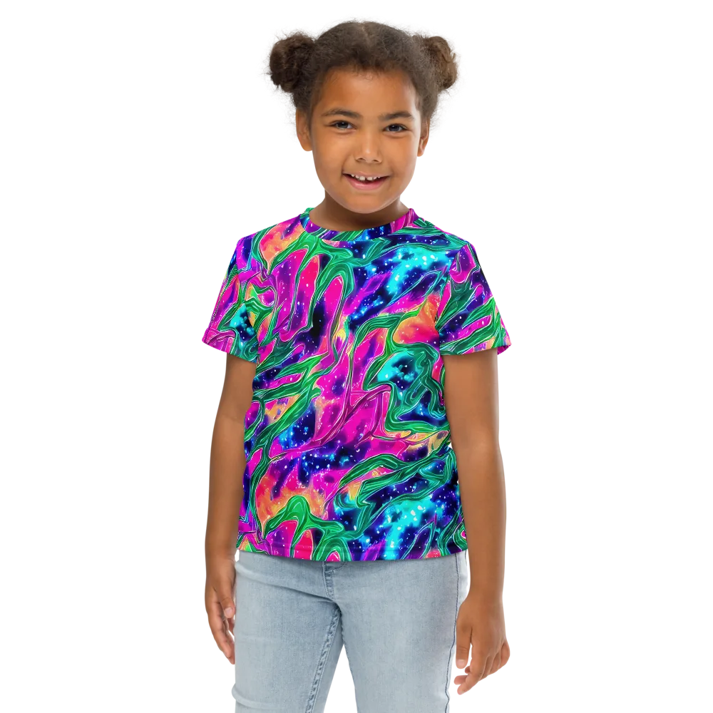 Hypercolor Oasis on Kids Crew Neck T-Shirt — Front