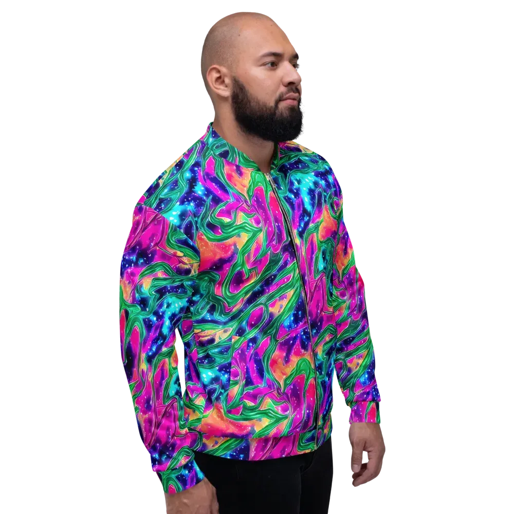 Hypercolor Oasis on Bomber Jacket — Right