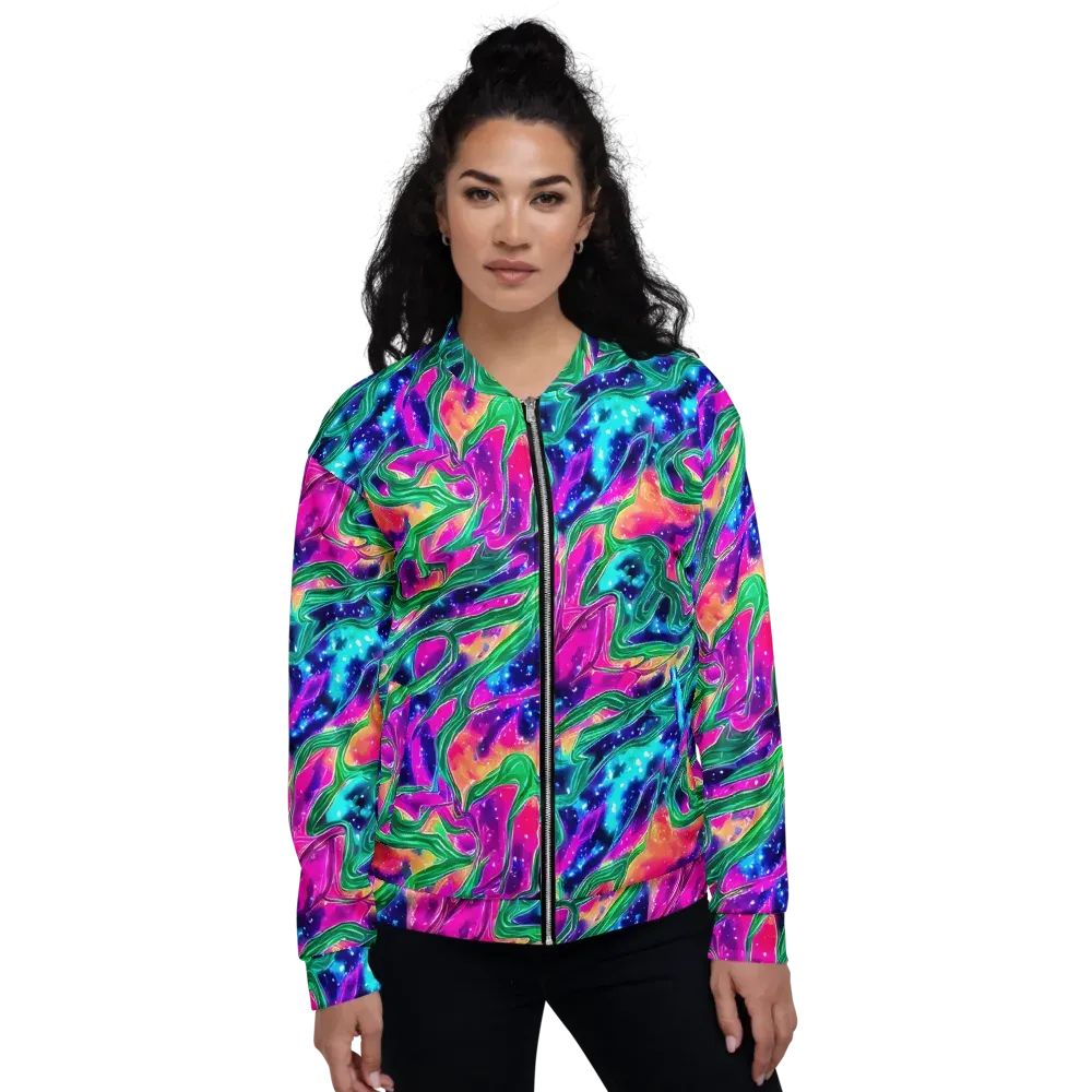 Hypercolor Oasis on Bomber Jacket — Front
