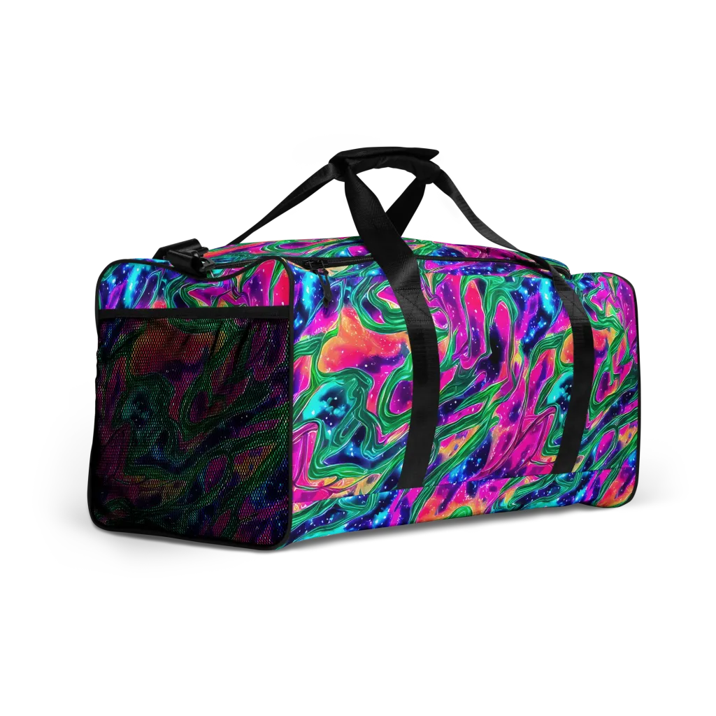 Hypercolor Oasis on Duffle Bag — Right Front