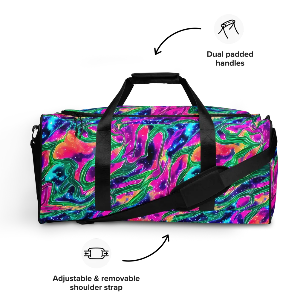 Hypercolor Oasis on Duffle Bag — Front