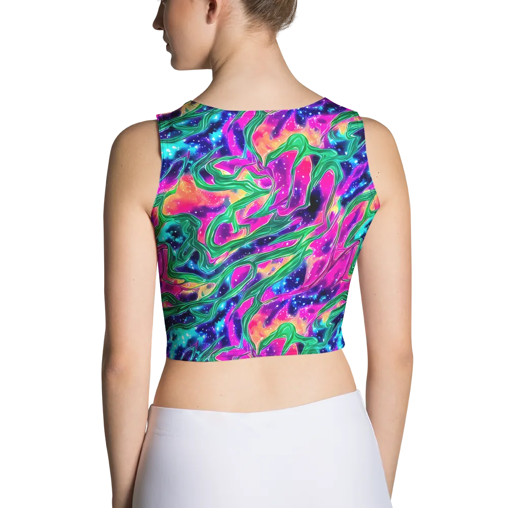 Hypercolor Oasis on Crop Top — Back
