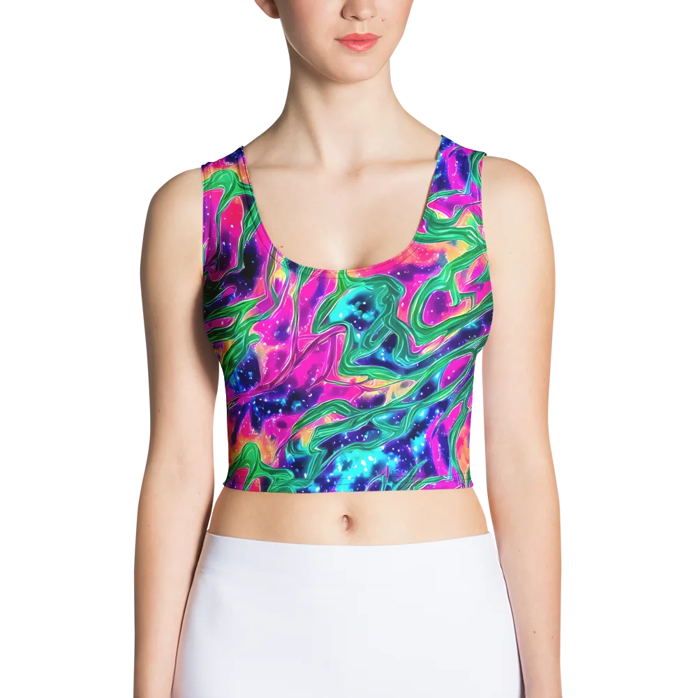 Hypercolor Oasis on Crop Top — Front