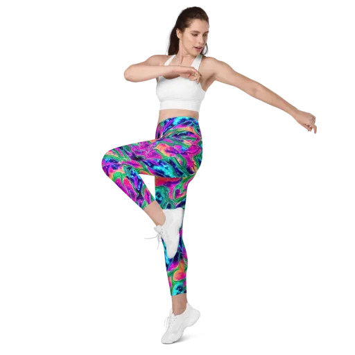 Hypercolor Oasis on a Leggings with Pockets