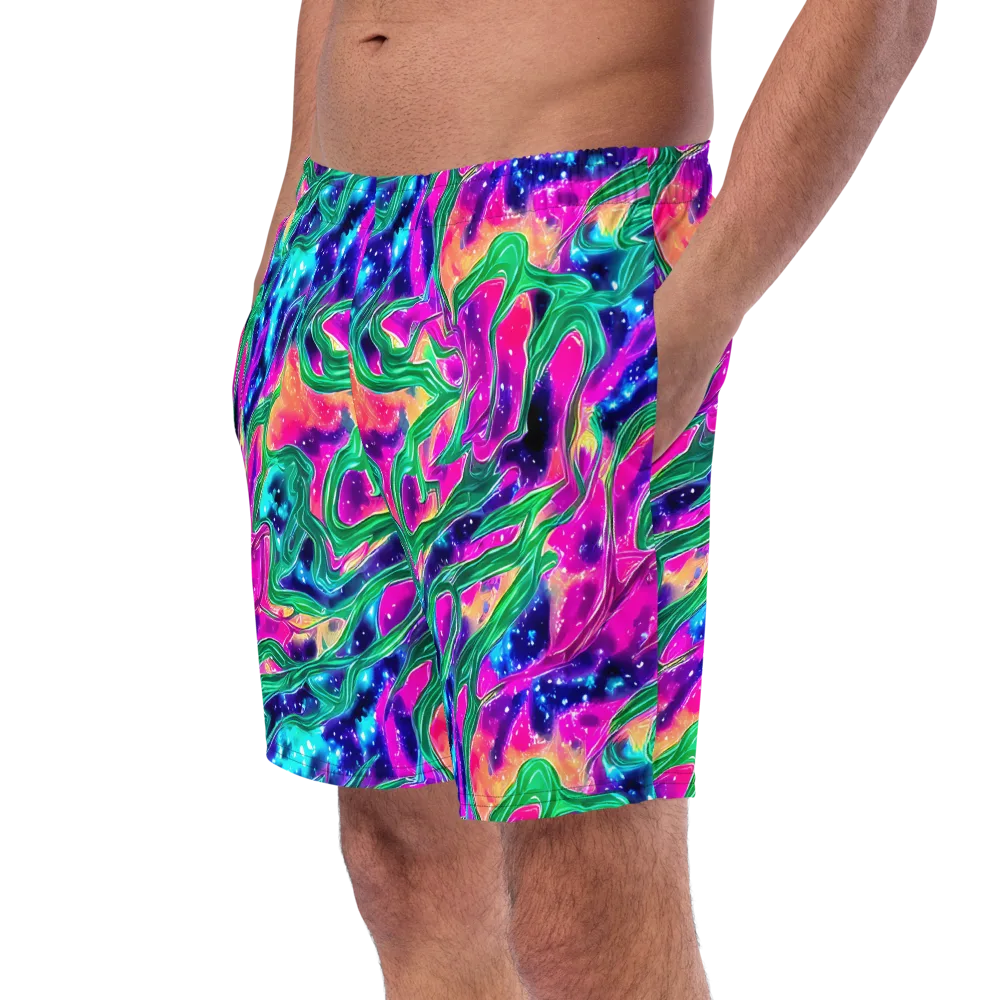 Hypercolor Oasis on Swim Trunks — Left Front
