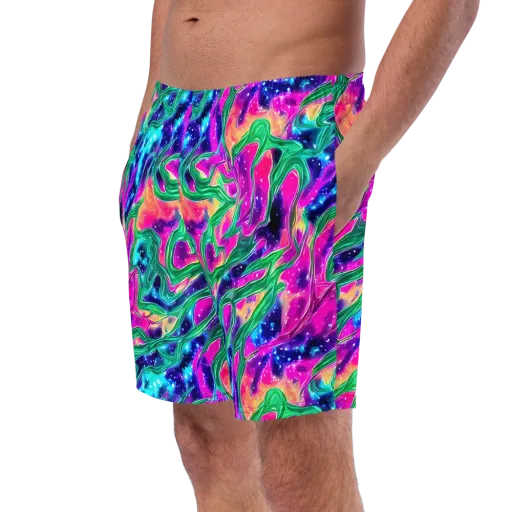 Hypercolor Oasis on a Swim Trunks