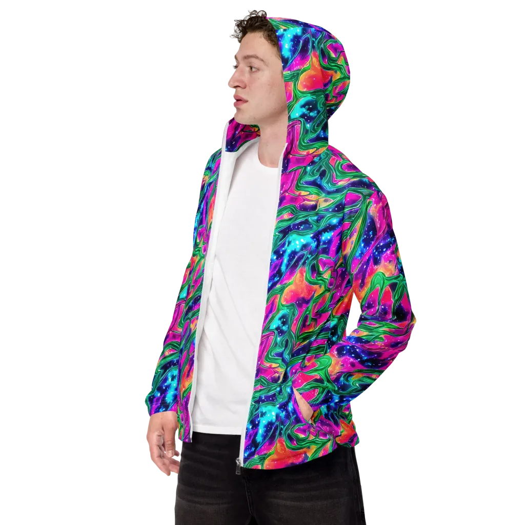 Hypercolor Oasis on Men's Windbreaker — Left Front