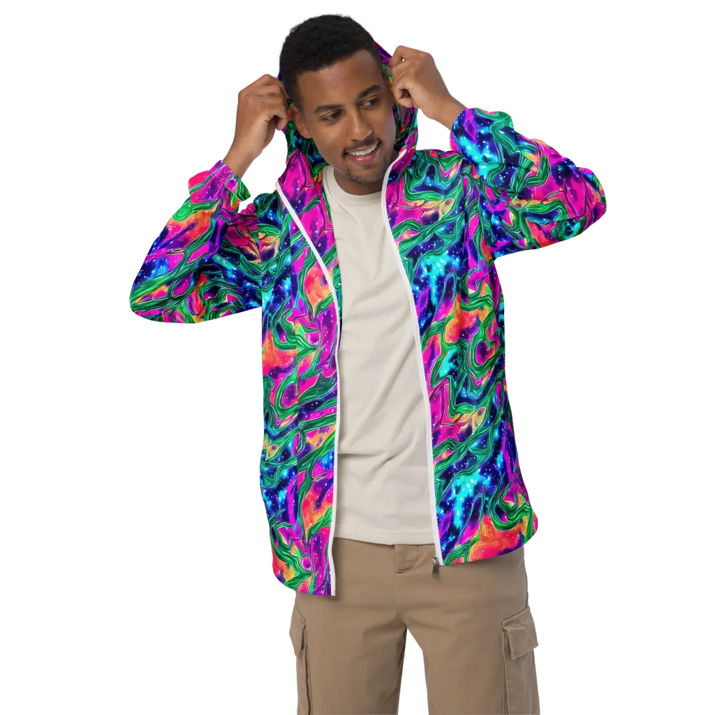 Hypercolor Oasis on Men's Windbreaker — Front