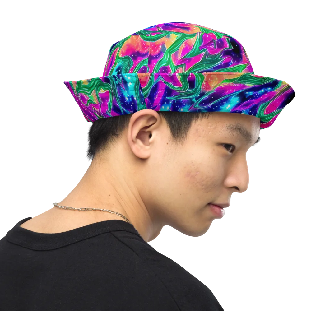Hypercolor Oasis on Reversible Bucket Hat — Right Outside