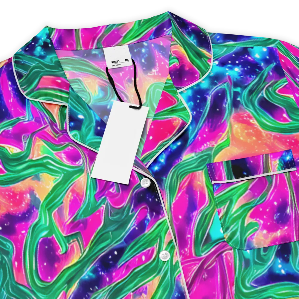Hypercolor Oasis on Women's Short Sleeve Pajama Top — Product details