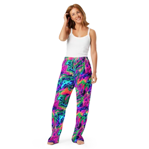 Hypercolor Oasis on a Women's Pajama Pants
