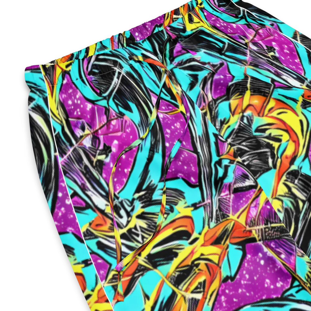 Turquoise Riot on Women's Pajama Pants — Product details