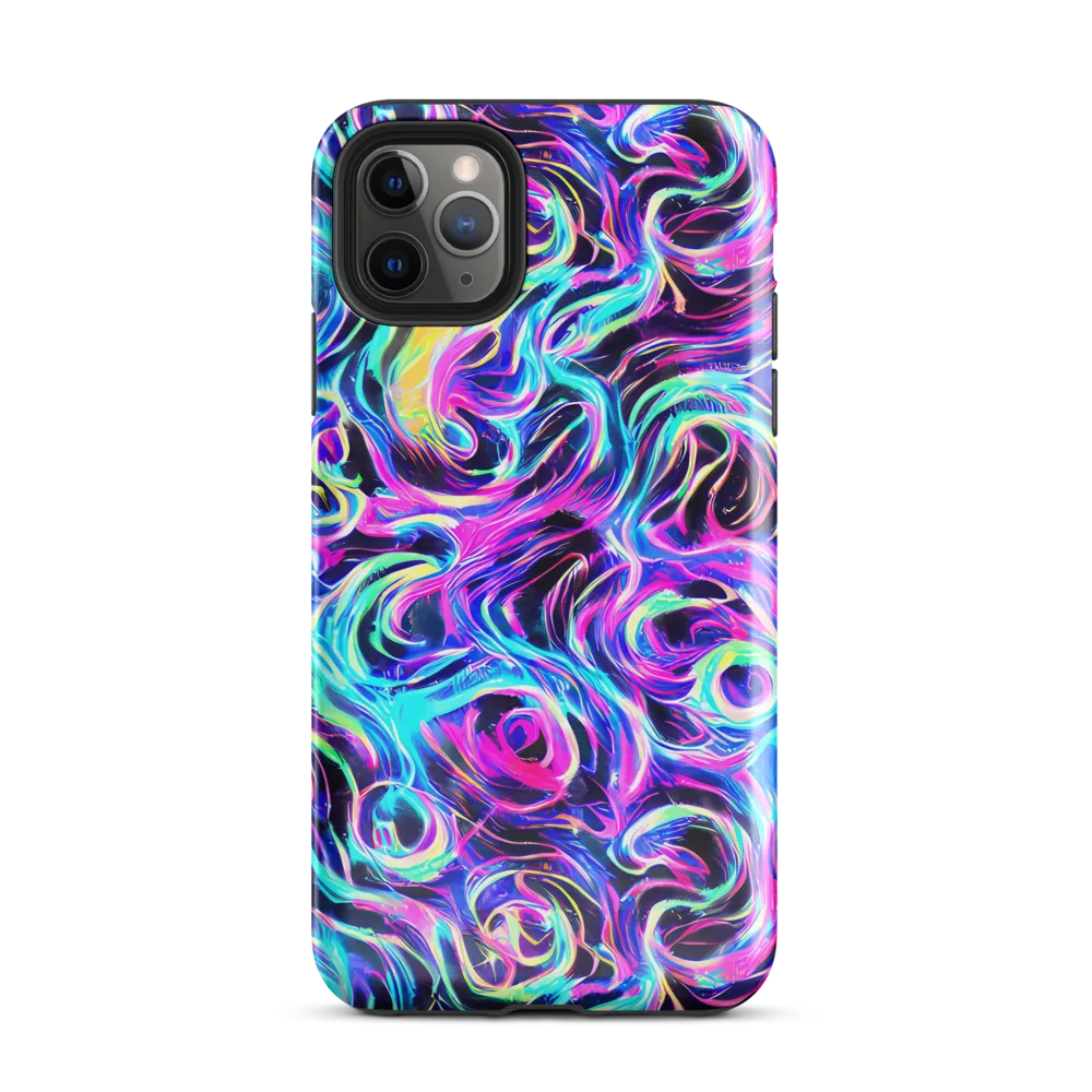Digital Kaleidoscope on Tough Case for iPhone® — Front