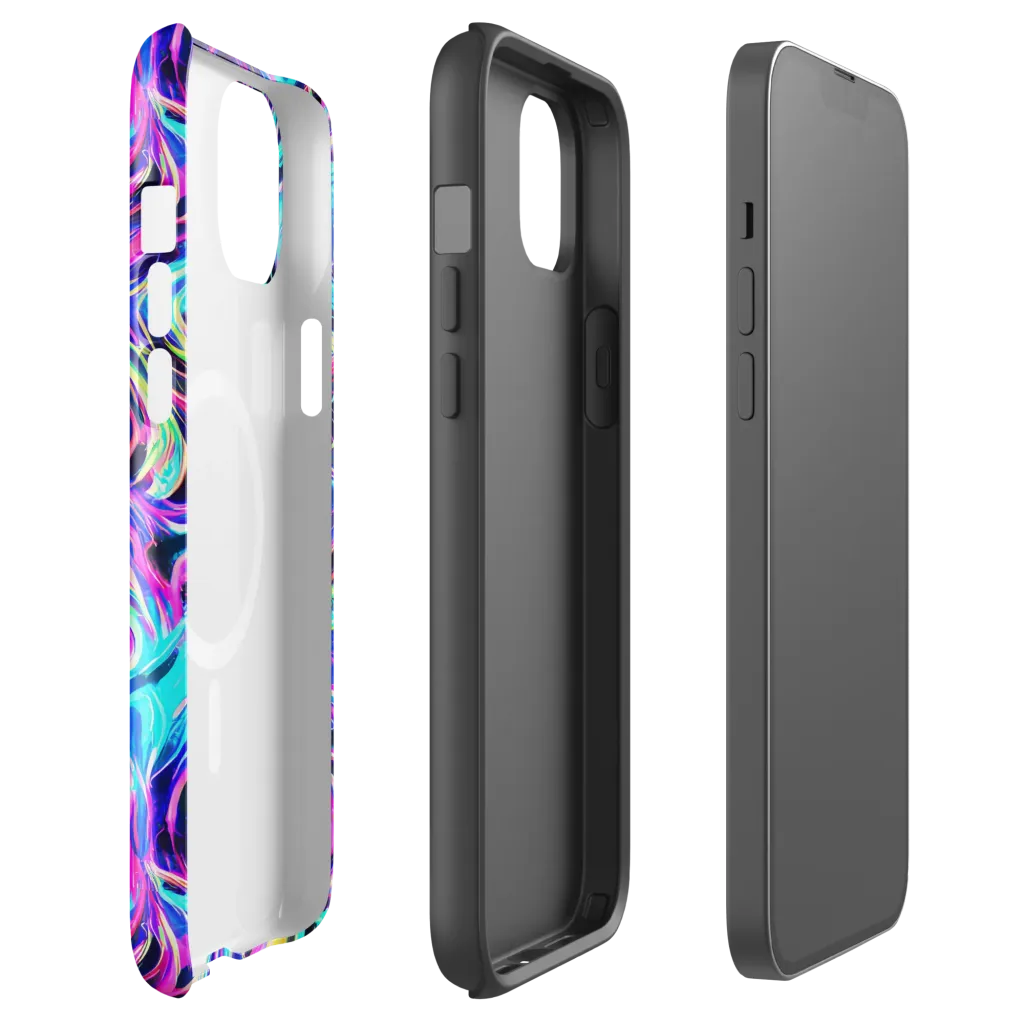 Digital Kaleidoscope on MagSafe Tough Case for iPhone® — Front