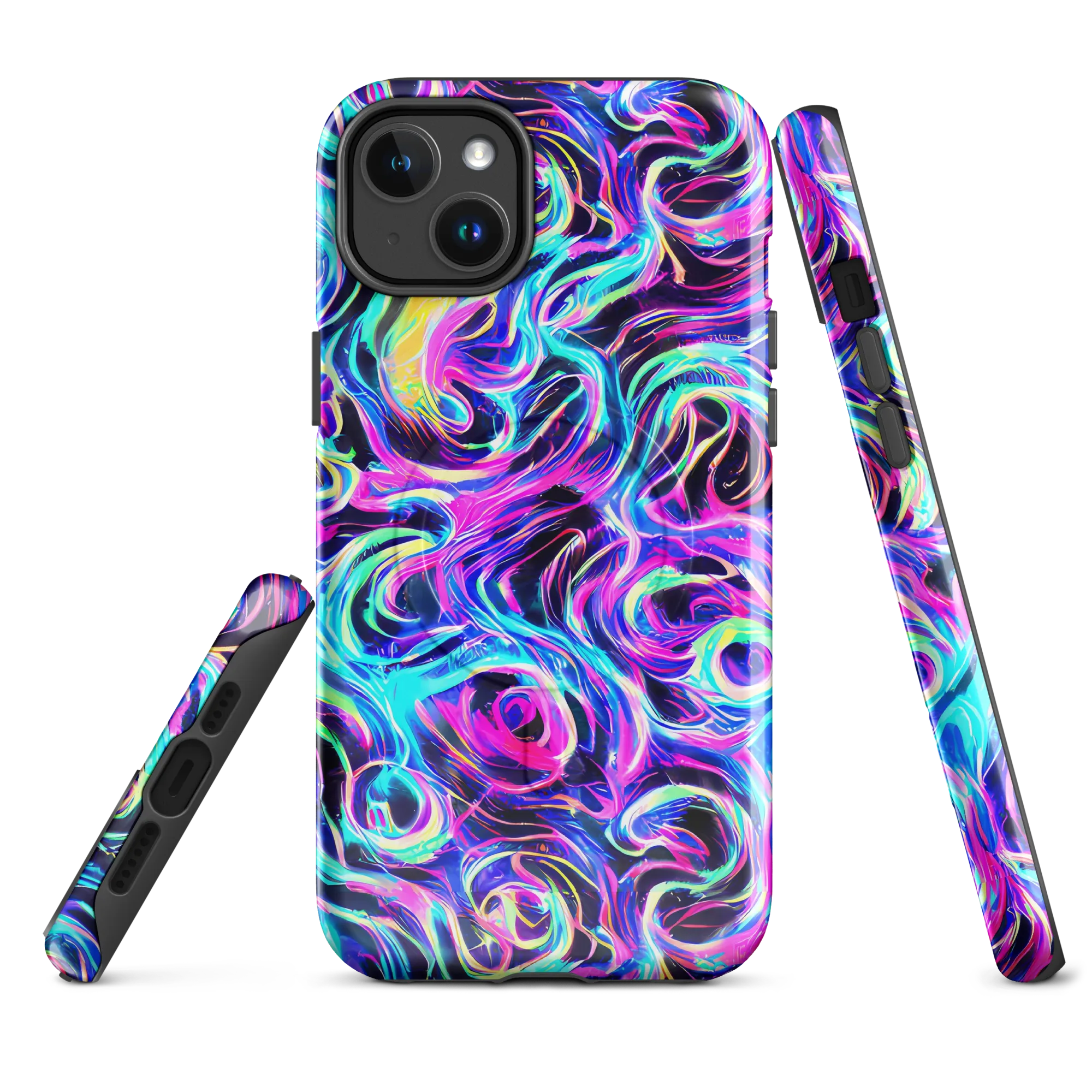 Digital Kaleidoscope on MagSafe Tough Case for iPhone® — Front