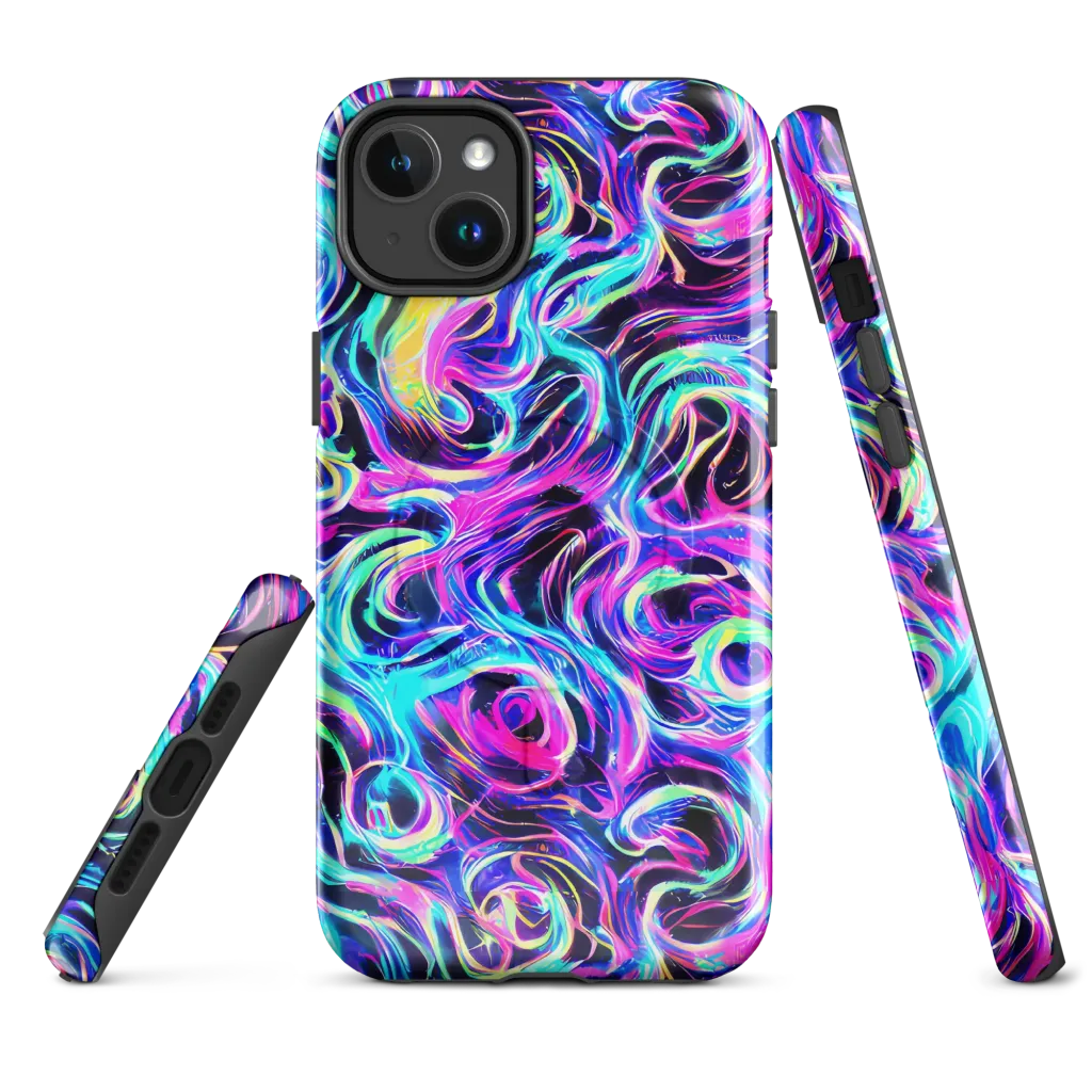 Digital Kaleidoscope on MagSafe Tough Case for iPhone® — Front