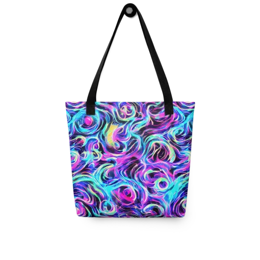 Digital Kaleidoscope on a Tote Bag