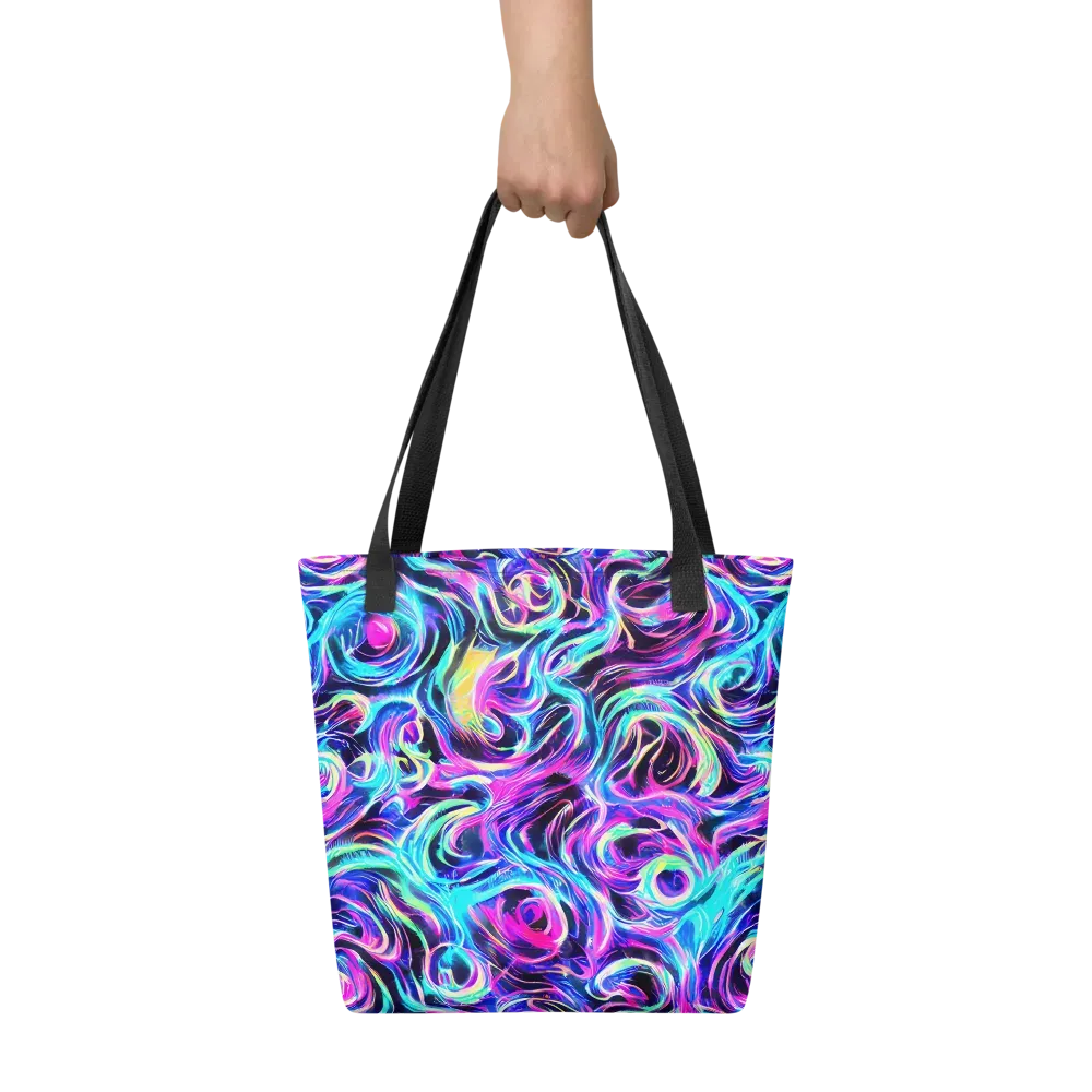 Digital Kaleidoscope on Tote Bag — Front