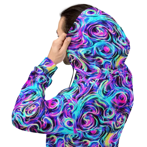 Digital Kaleidoscope on a Hoodie