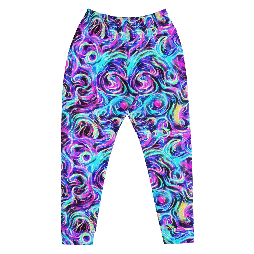 Digital Kaleidoscope on Men's Joggers — Front