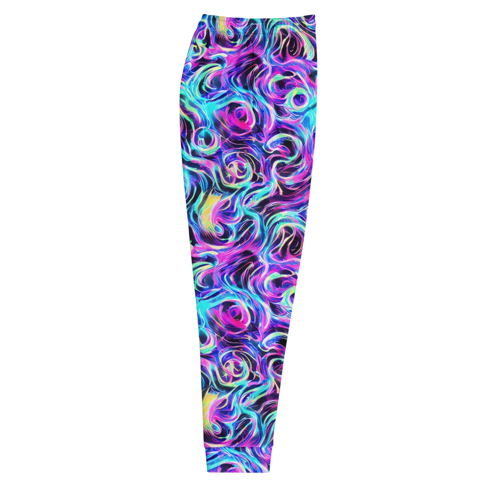 Digital Kaleidoscope on Men's Joggers — Right