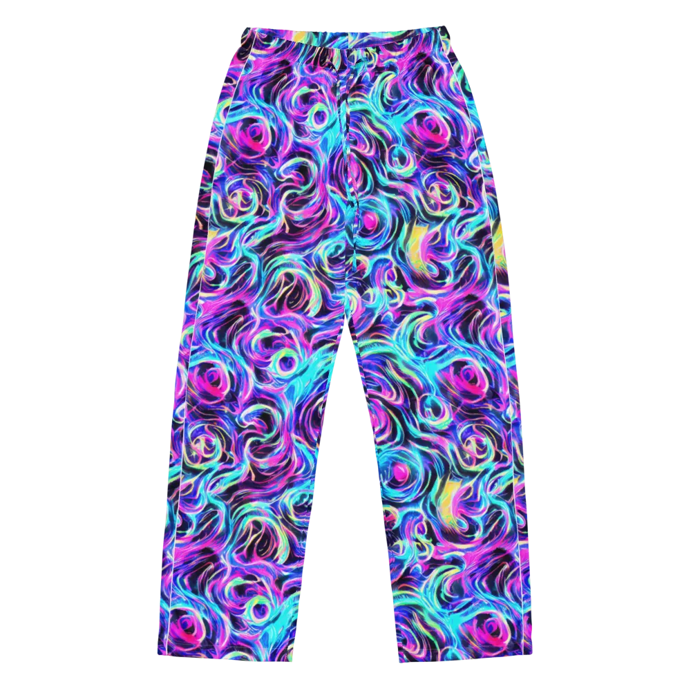 Digital Kaleidoscope on Women's Pajama Pants — Front