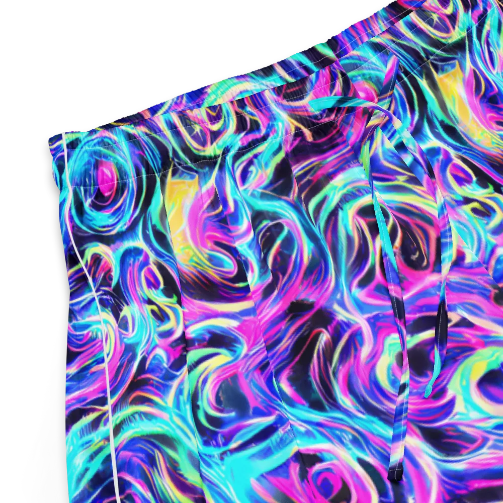 Digital Kaleidoscope on Women's Pajama Shorts — Product details